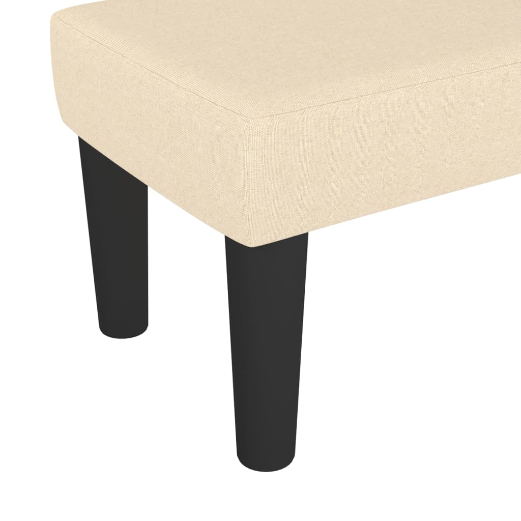 Bench cream 70x30x30 cm fabric