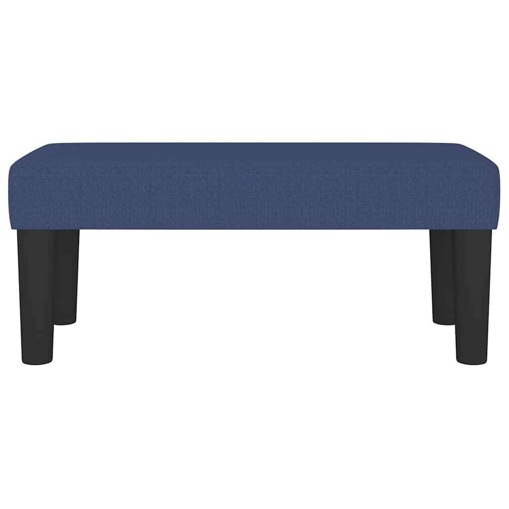 Sitzbank Blau 70x30x30 cm Stoff