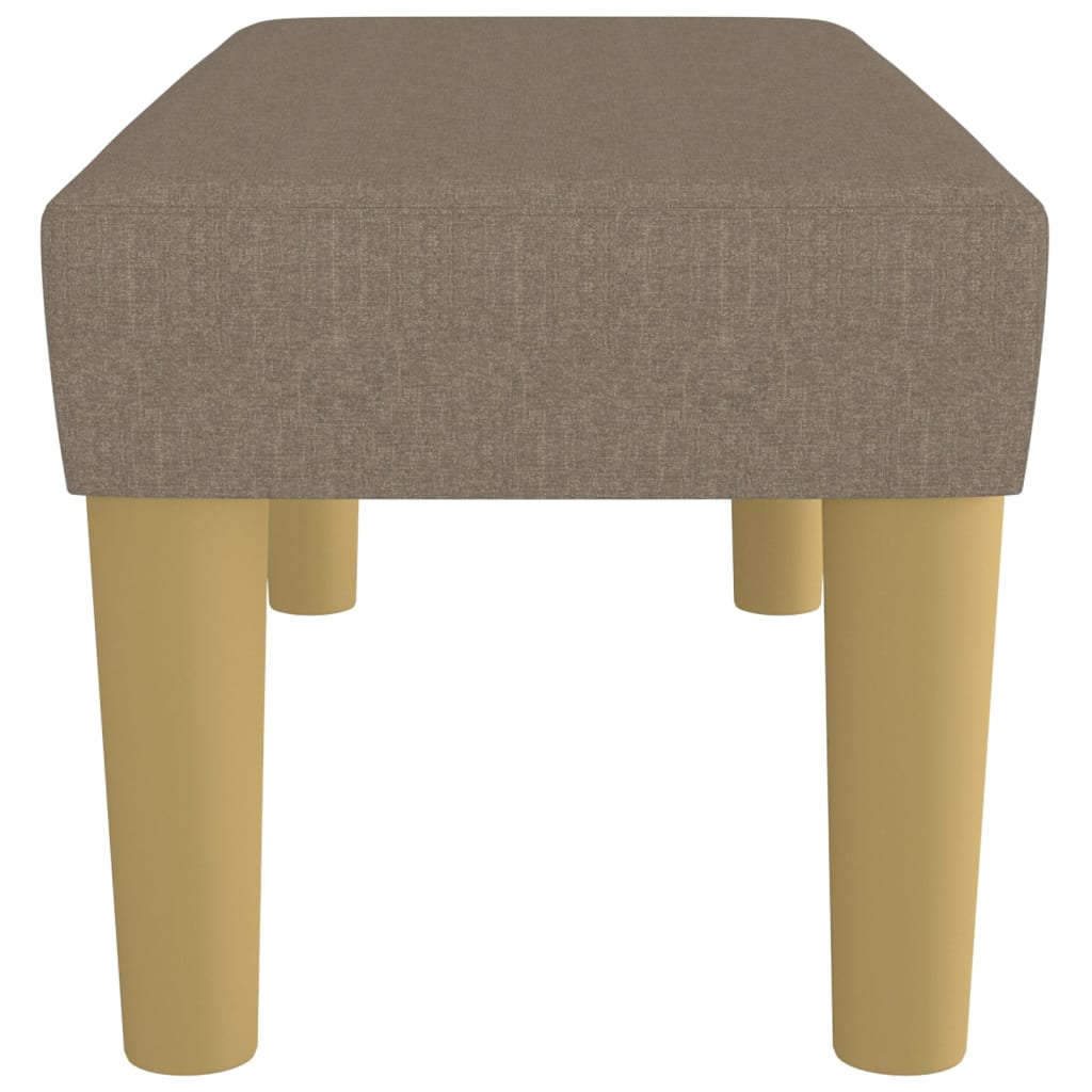 Bench Taupe 70x30x30 cm fabric