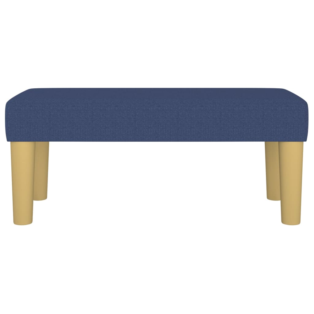 Bench Blue 70x30x30 cm fabric
