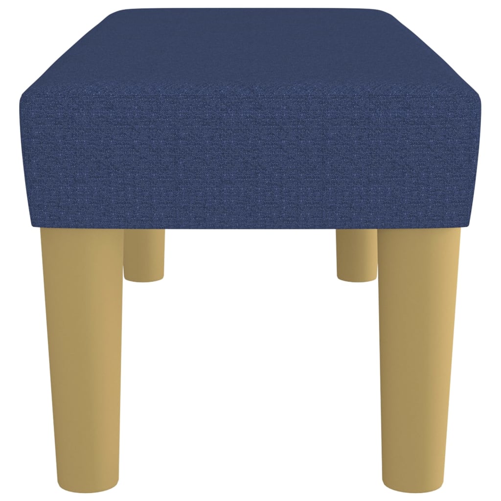 Bench Blue 70x30x30 cm fabric