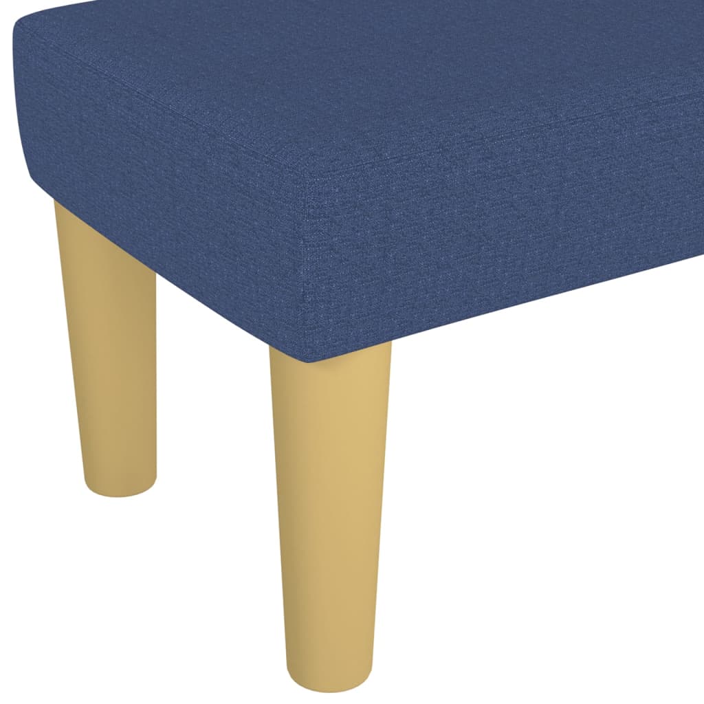 Bench Blue 70x30x30 cm fabric