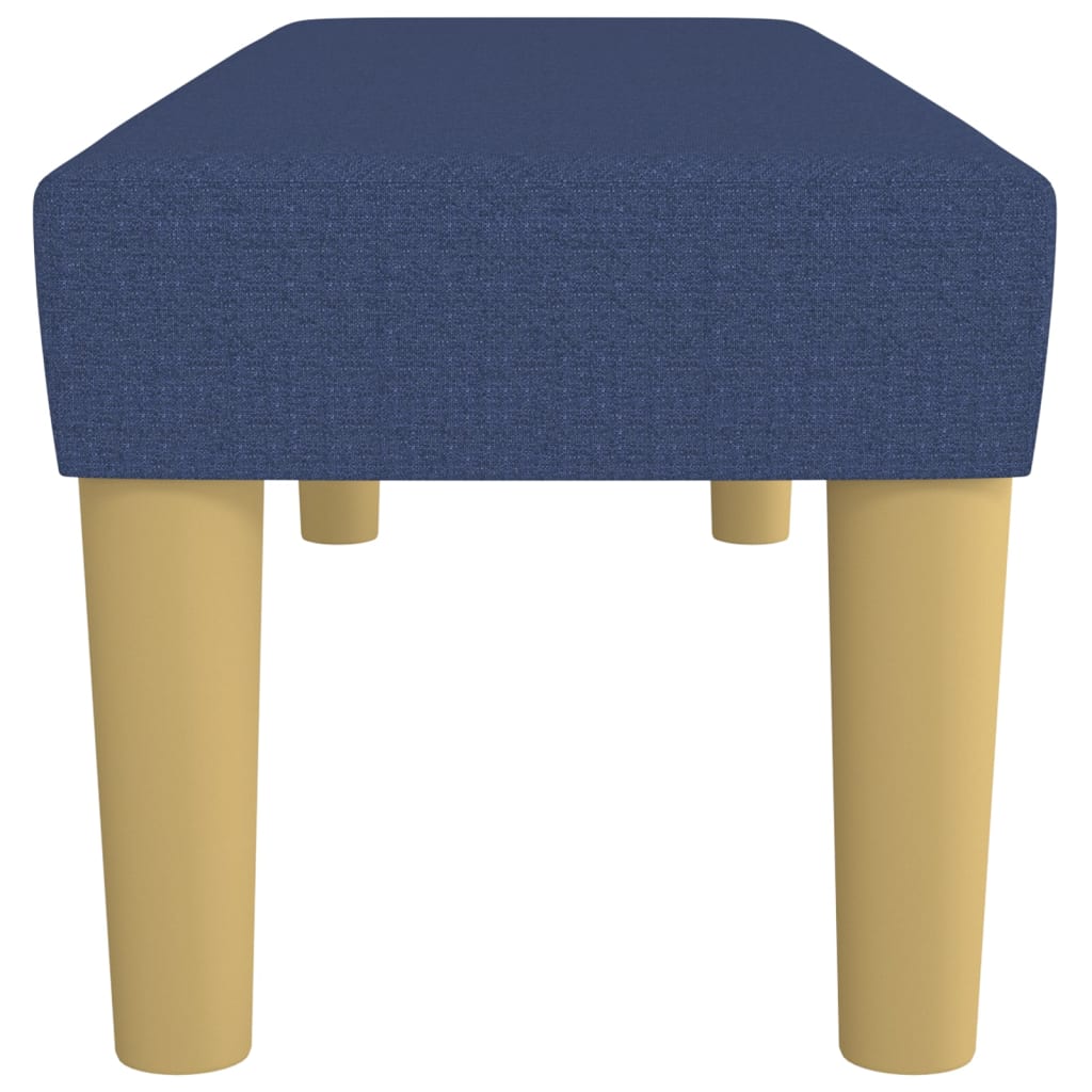 Bench Blue 100x30x30 cm fabric