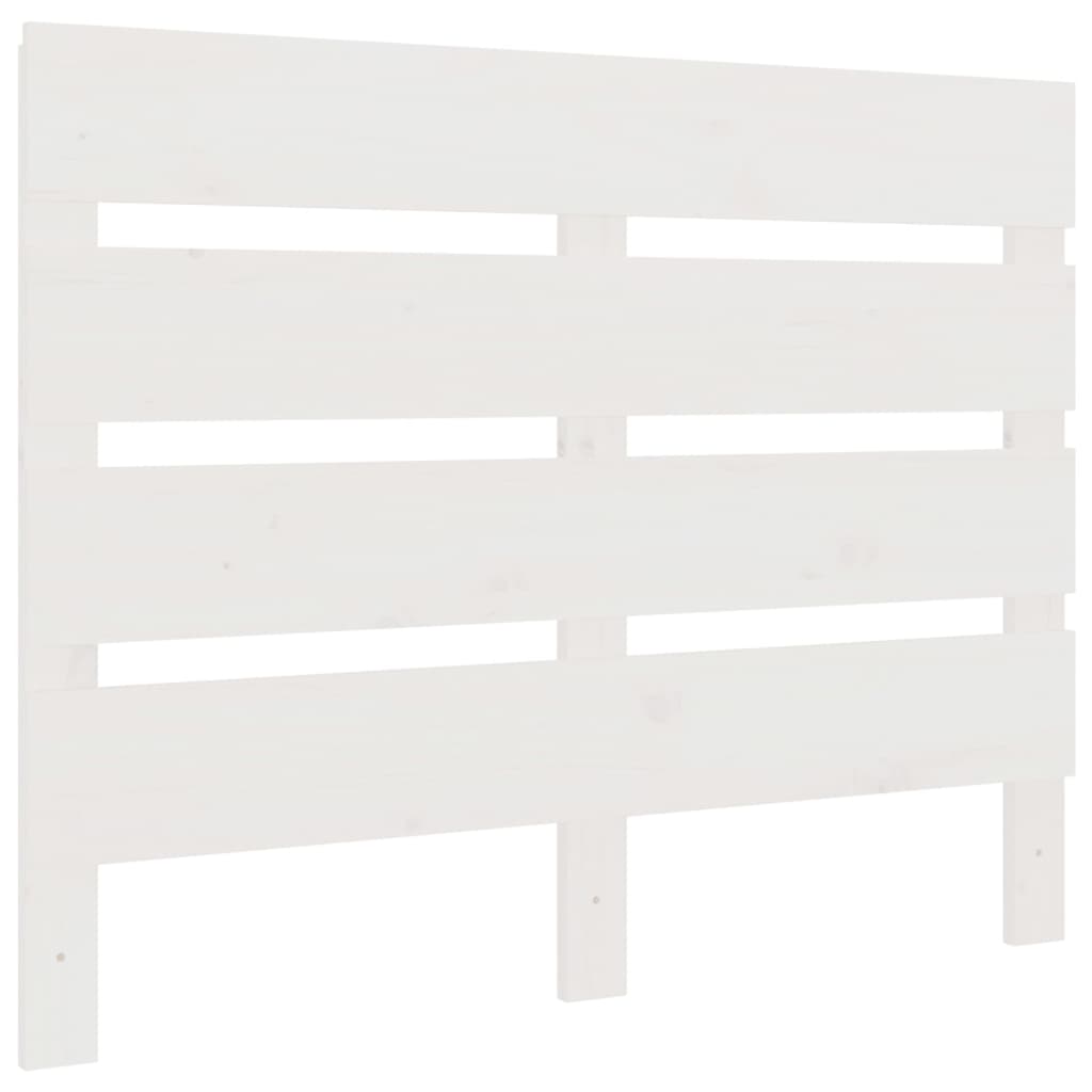Massivholzbett ohne Matratze Weiß 75x190 cm Kiefernholz