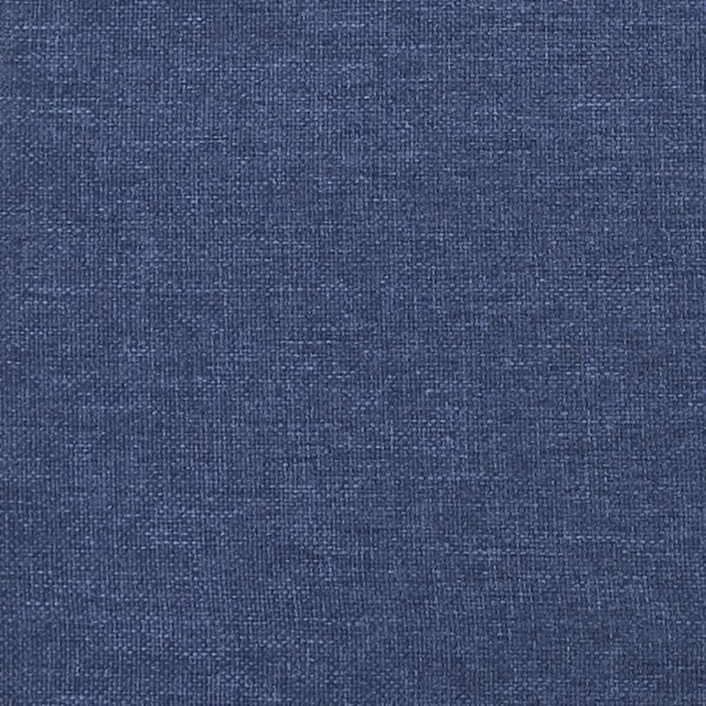 Pocket spring mattress blue 120x200x20 cm fabric