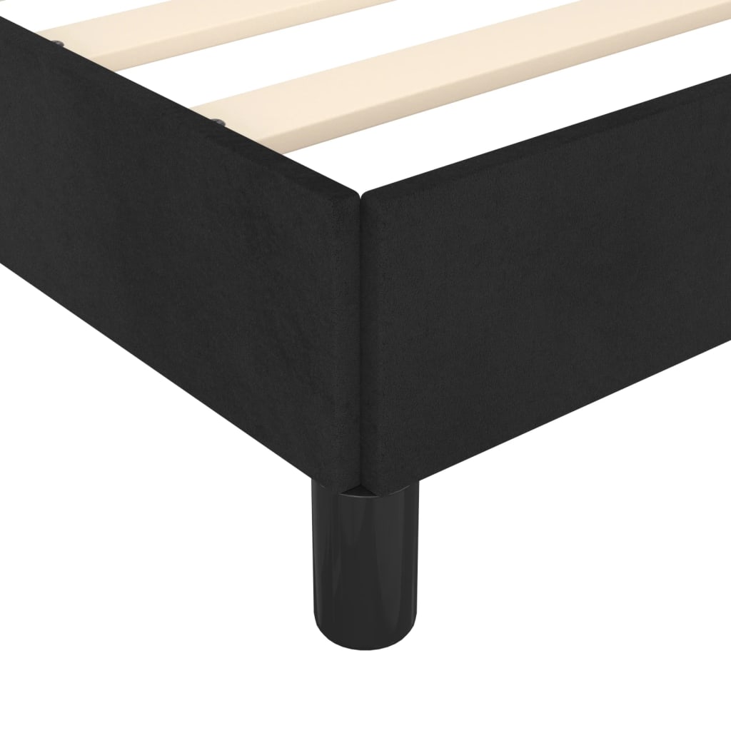 Bettgestell Schwarz 90x190 cm Samt
