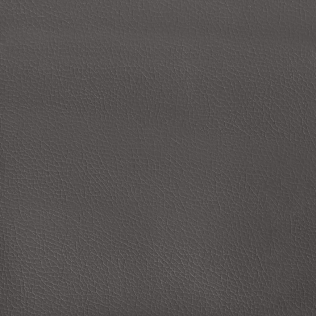 Bettgestell mit Kopfteil ohne Matratze Grau 140x200 cm