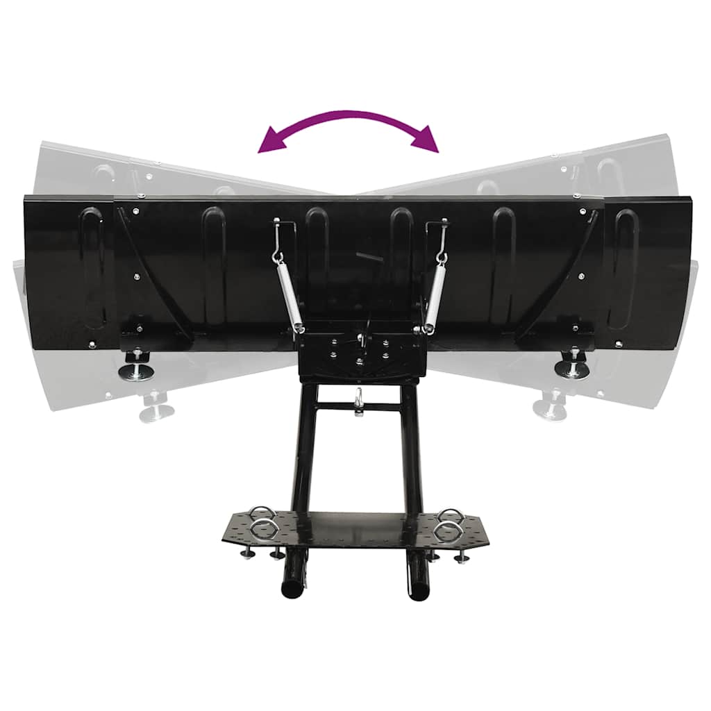 Schneeschild für ATV 150x38 cm Schwarz