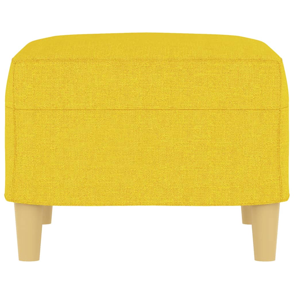 Fußhocker Hellgelb 60x50x41 cm Stoff