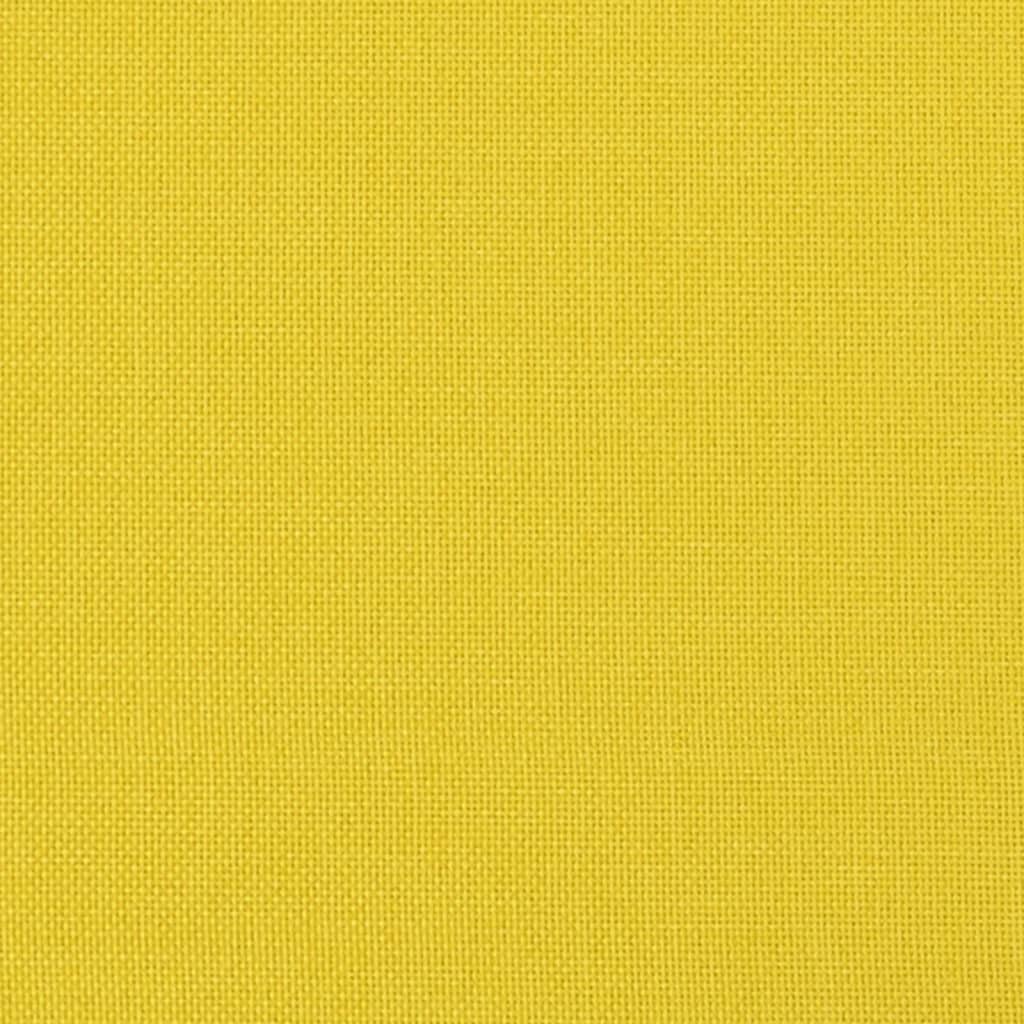 Fußhocker Hellgelb 60x50x41 cm Stoff