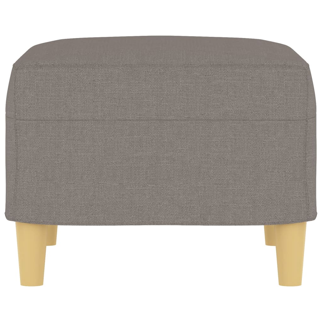 Fußhocker Taupe 60x50x41 cm Stoff