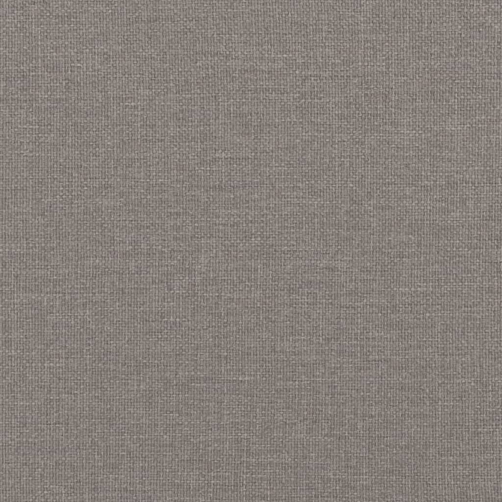 Fußhocker Taupe 60x50x41 cm Stoff