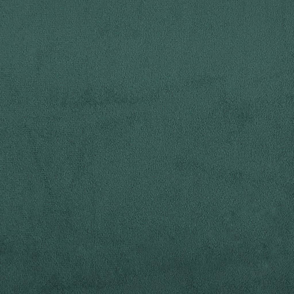 Footstool dark green 70x55x41 cm velvet