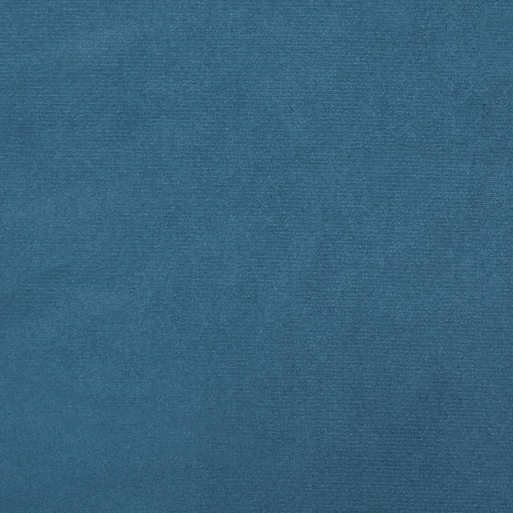 Fußhocker Blau 70x55x41 cm Samt