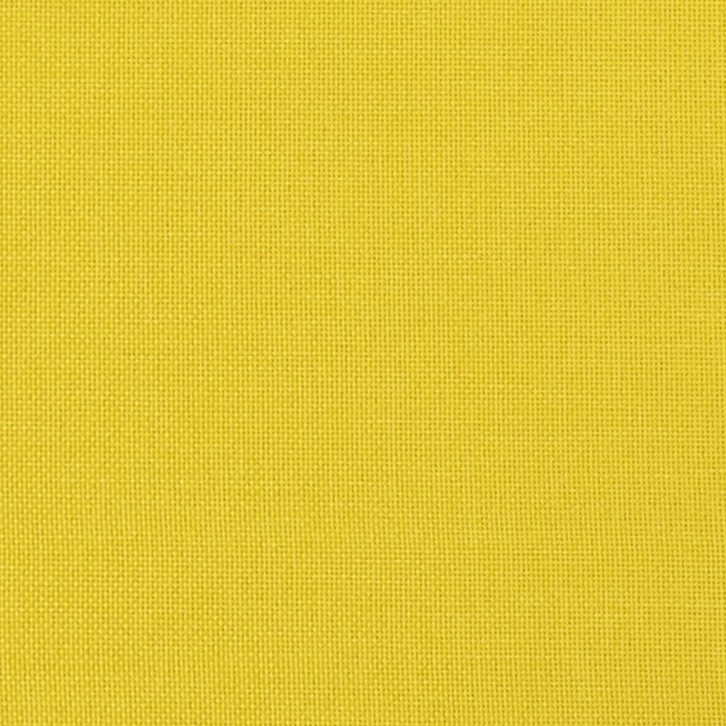 Fußhocker Hellgelb 70x55x41 cm Stoff