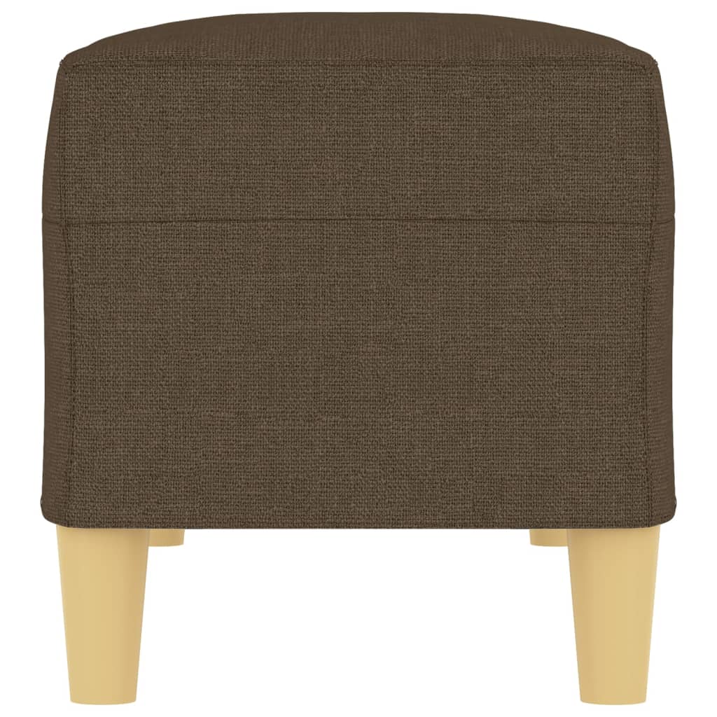 Bench brown 100x35x41 cm fabric
