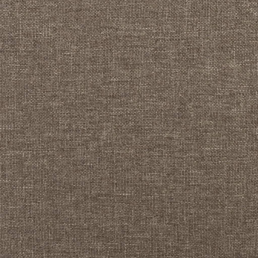 Sitzbank Taupe 100x35x41 cm Stoff