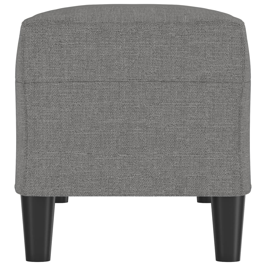 Bench dark grey 100x35x41 cm fabric