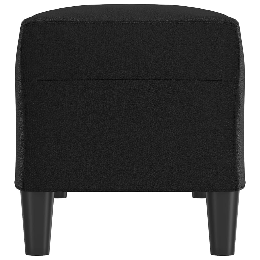 Sitzbank Schwarz 100x35x41 cm Kunstleder
