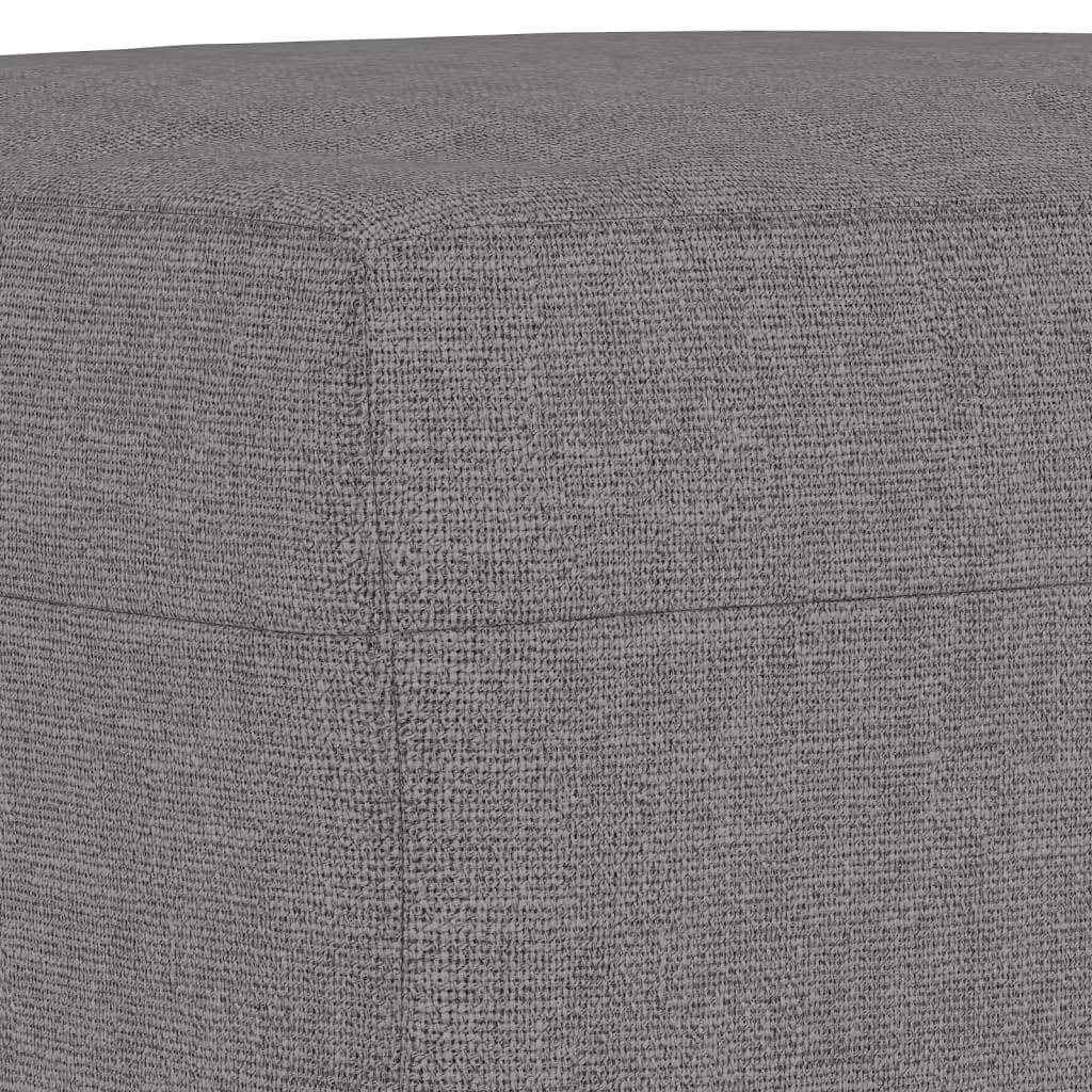 Bench dark grey 70x35x41 cm fabric