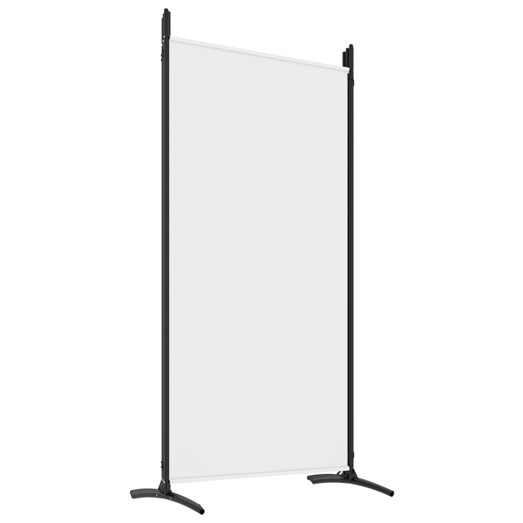 6-tlg. Paravent Weiß 520x180 cm Stoff