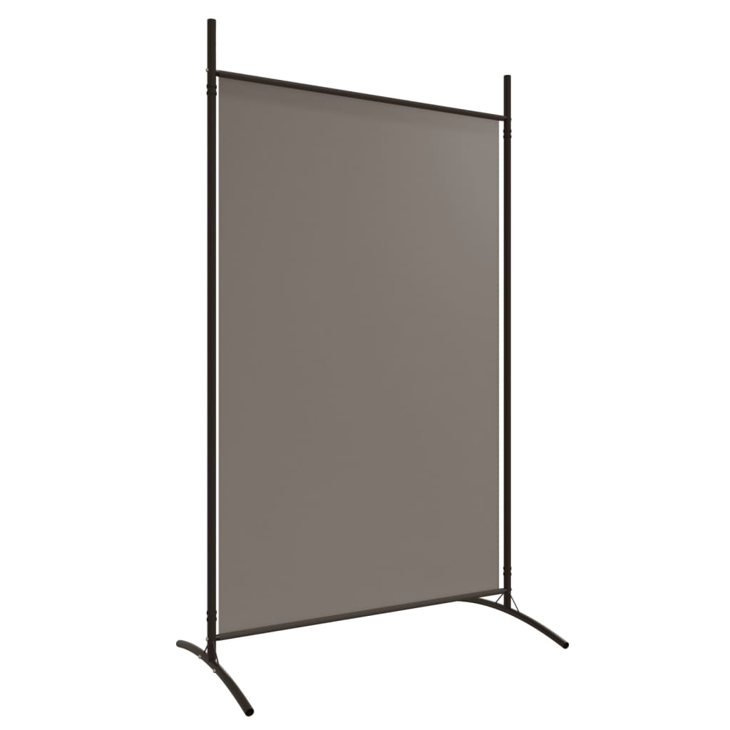 2-tlg. Paravent Anthrazit 348x180 cm Stoff