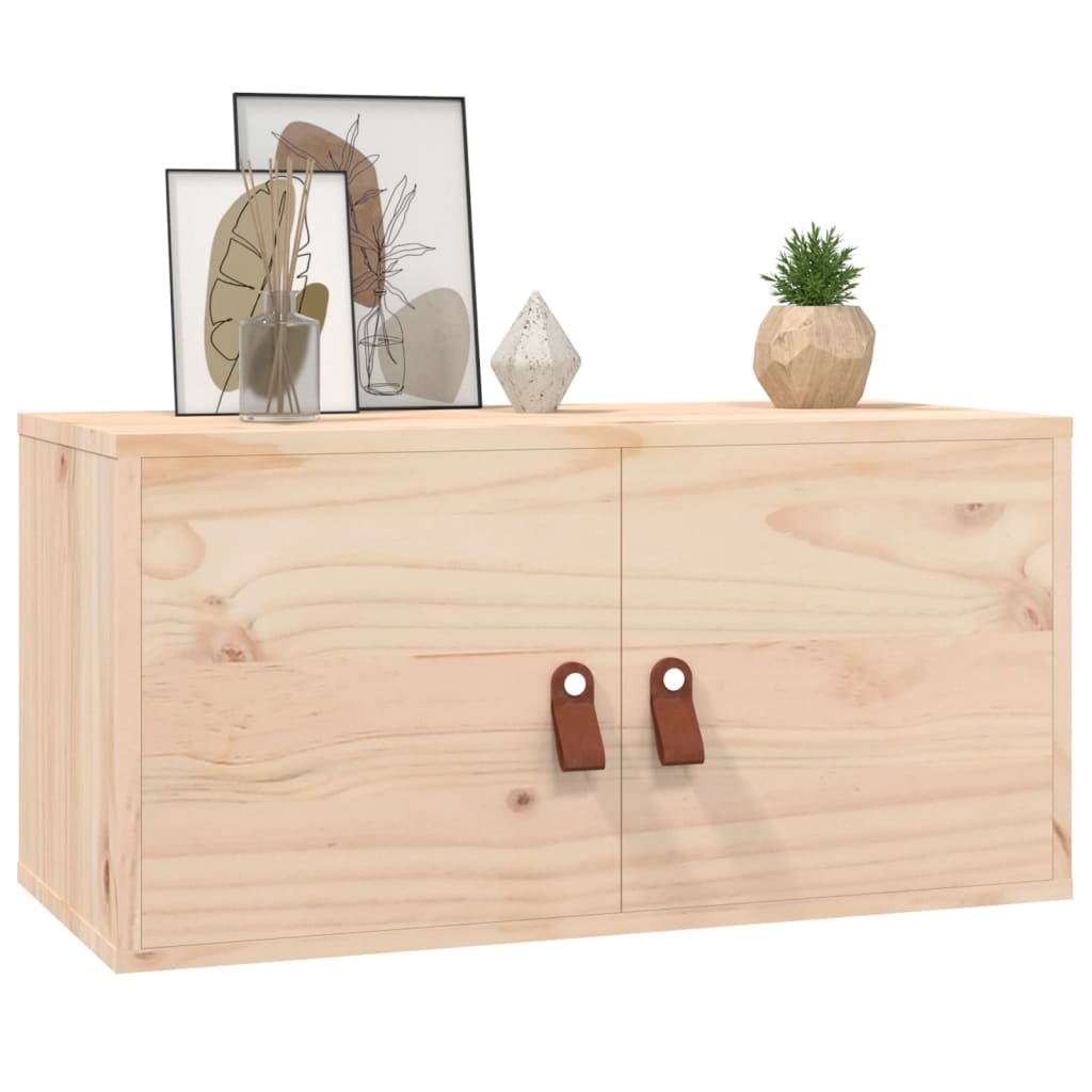 Wall cabinets 2 pcs. 60x30x30 cm solid pine
