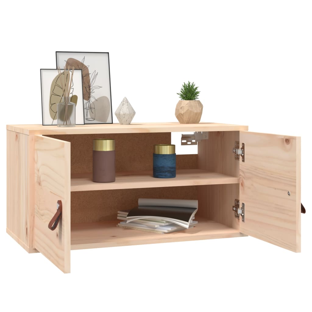 Wall cabinets 2 pcs. 60x30x30 cm solid pine
