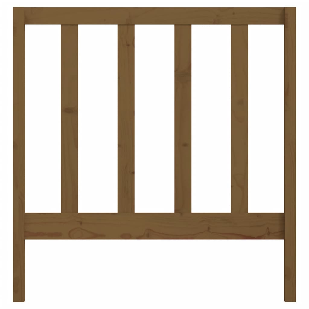 Headboard Honey Brown 95x4x100 cm Solid Pine