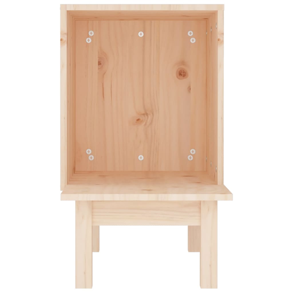 Cat house 60x36x60 cm solid pine wood