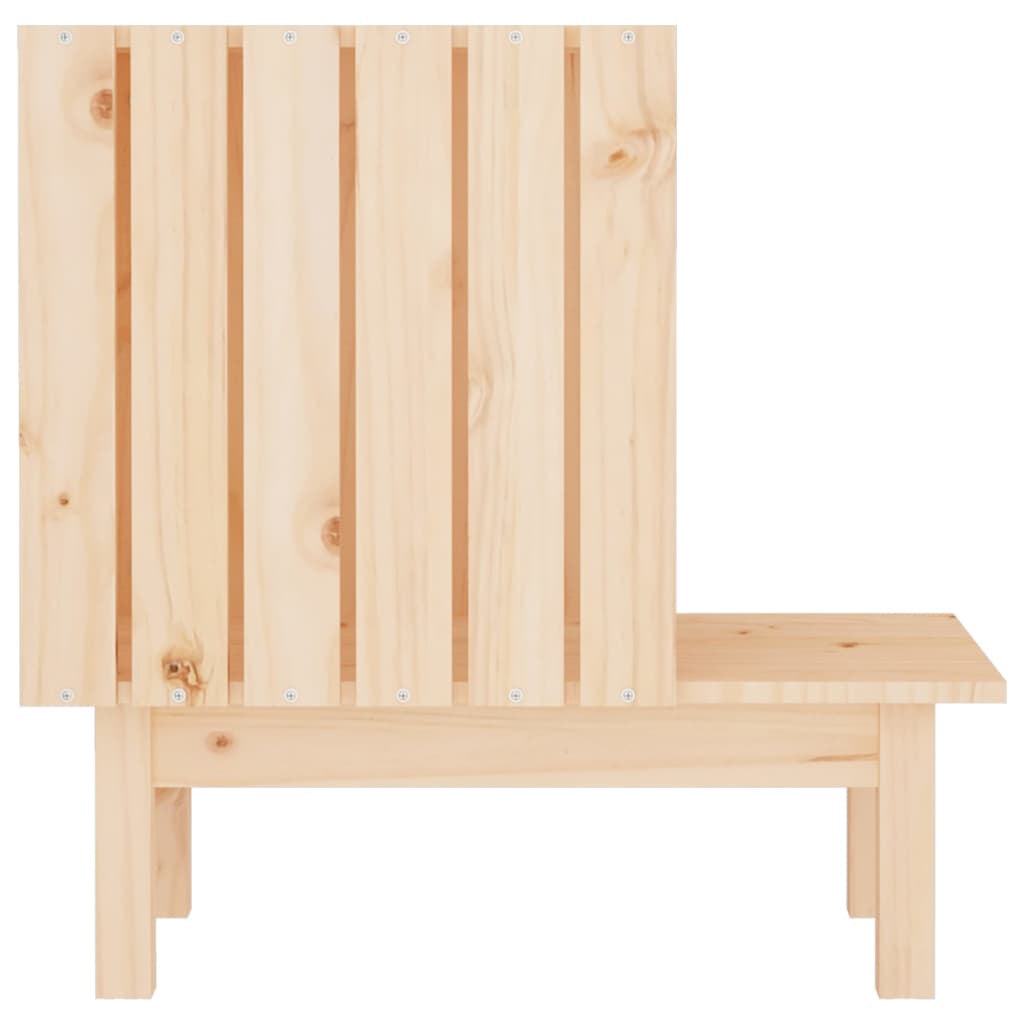 Cat house 60x36x60 cm solid pine wood