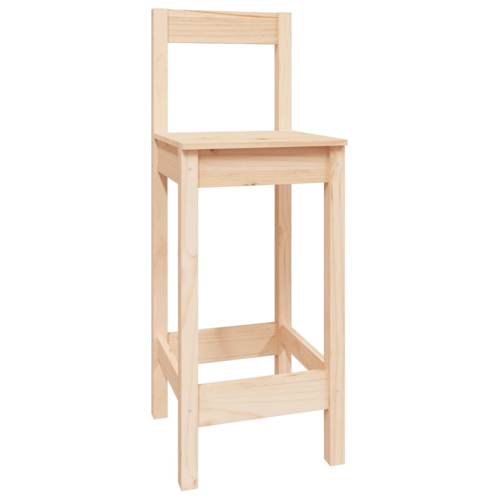 5-piece bar set made of solid pine
