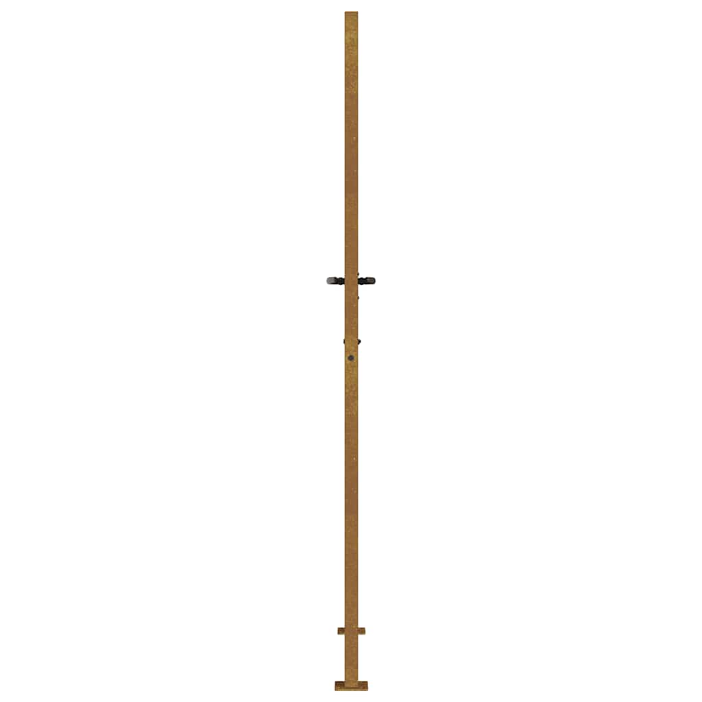 Gartentor 105x205 cm Cortenstahl Bambus-Design