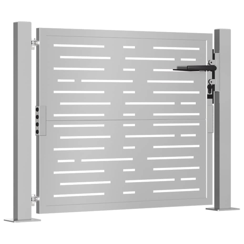 Gartentor 105x105 cm Cortenstahl Quadratisches Design