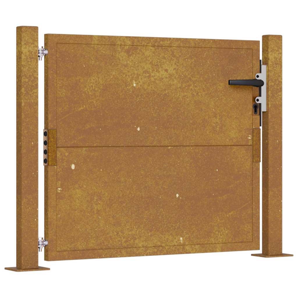 Gartentor 105x105 cm Cortenstahl
