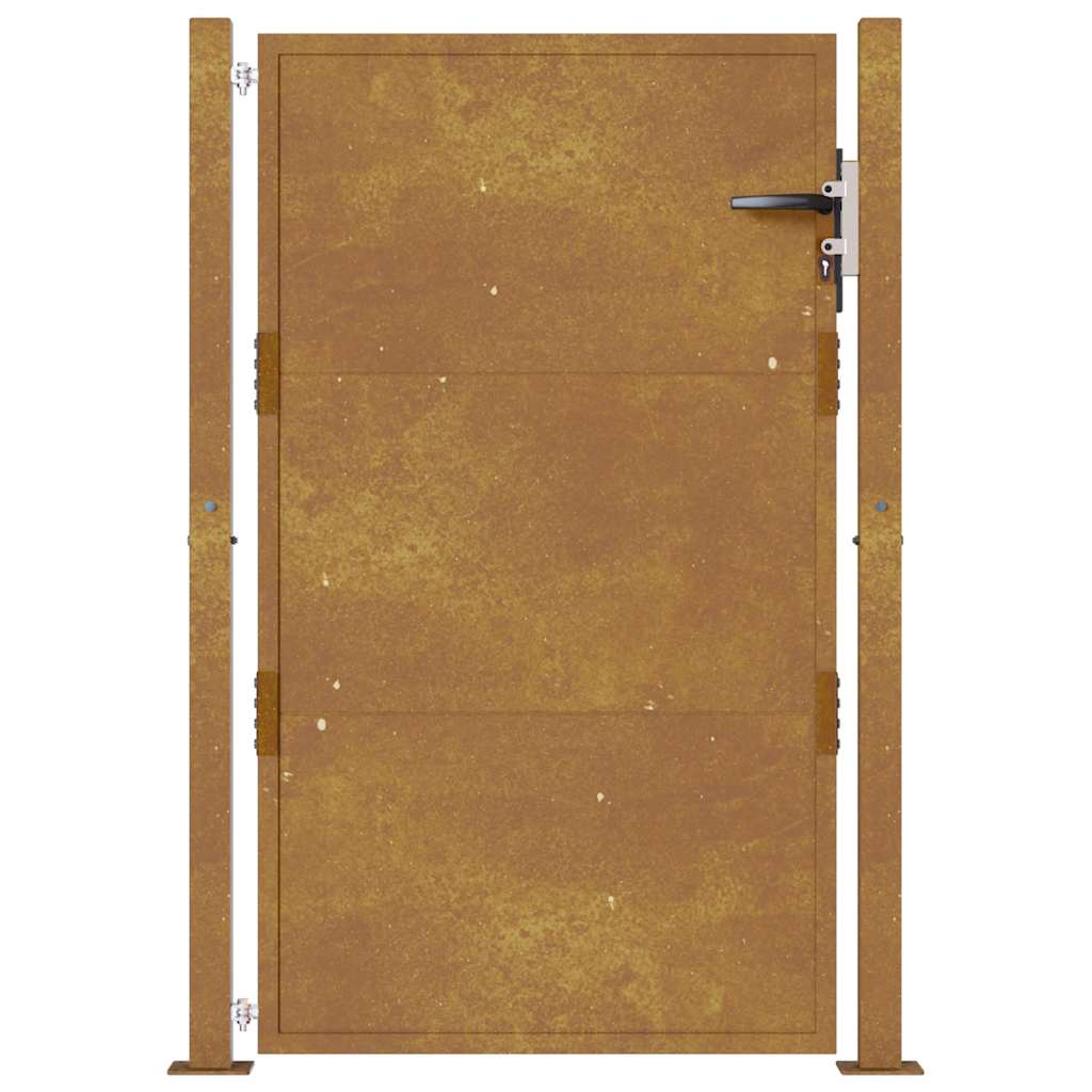 Gartentor 105x130 cm Cortenstahl
