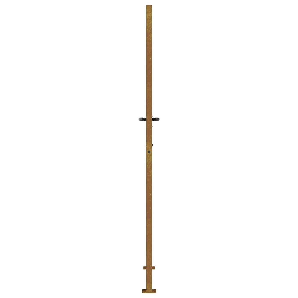Gartentor 105x205 cm Cortenstahl