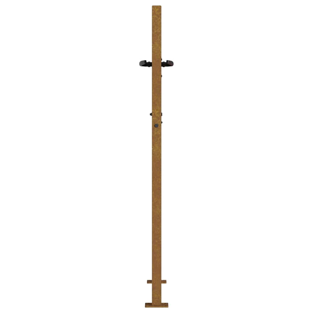 Gartentor 105x130 cm Cortenstahl Baum-Design