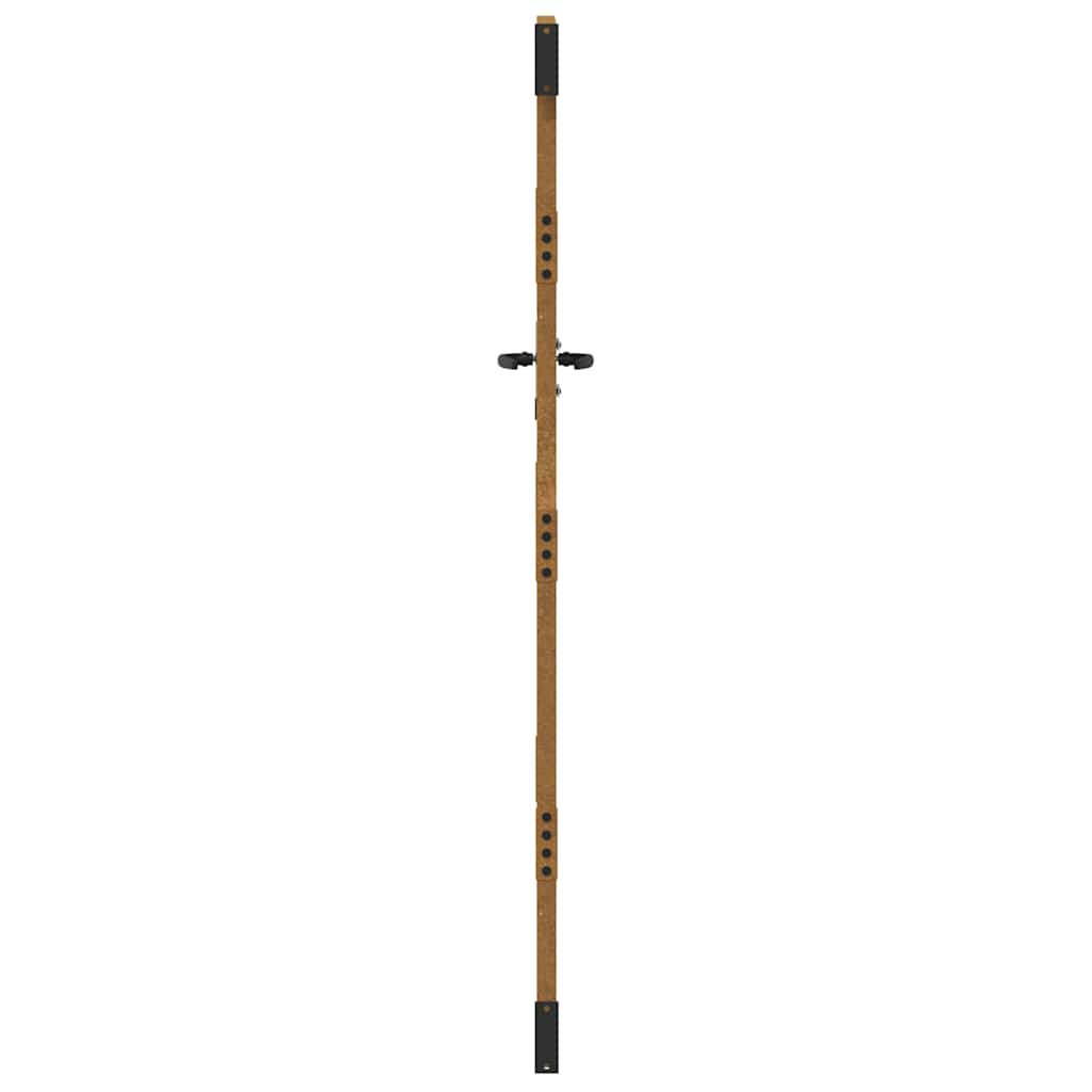 Gartentor 85x200 cm Cortenstahl Gras-Design