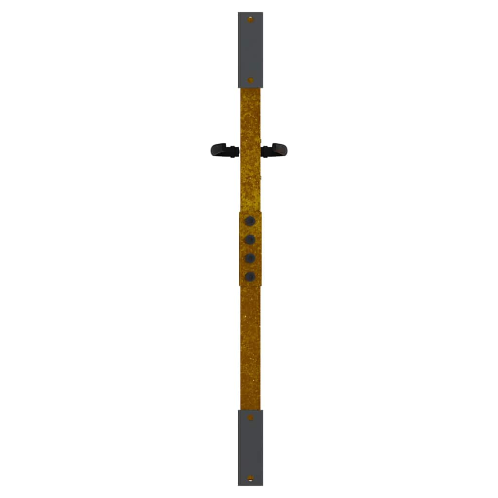 Gartentor 85x75 cm Cortenstahl Bambus-Design