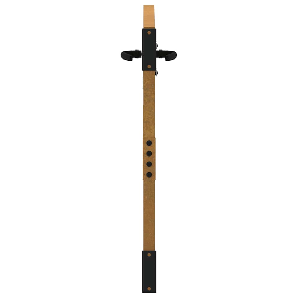 Gartentor 85x100 cm Cortenstahl Bambus-Design
