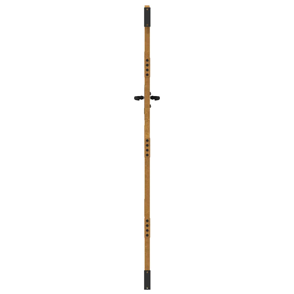 Gartentor 85x175 cm Cortenstahl Bambus-Design