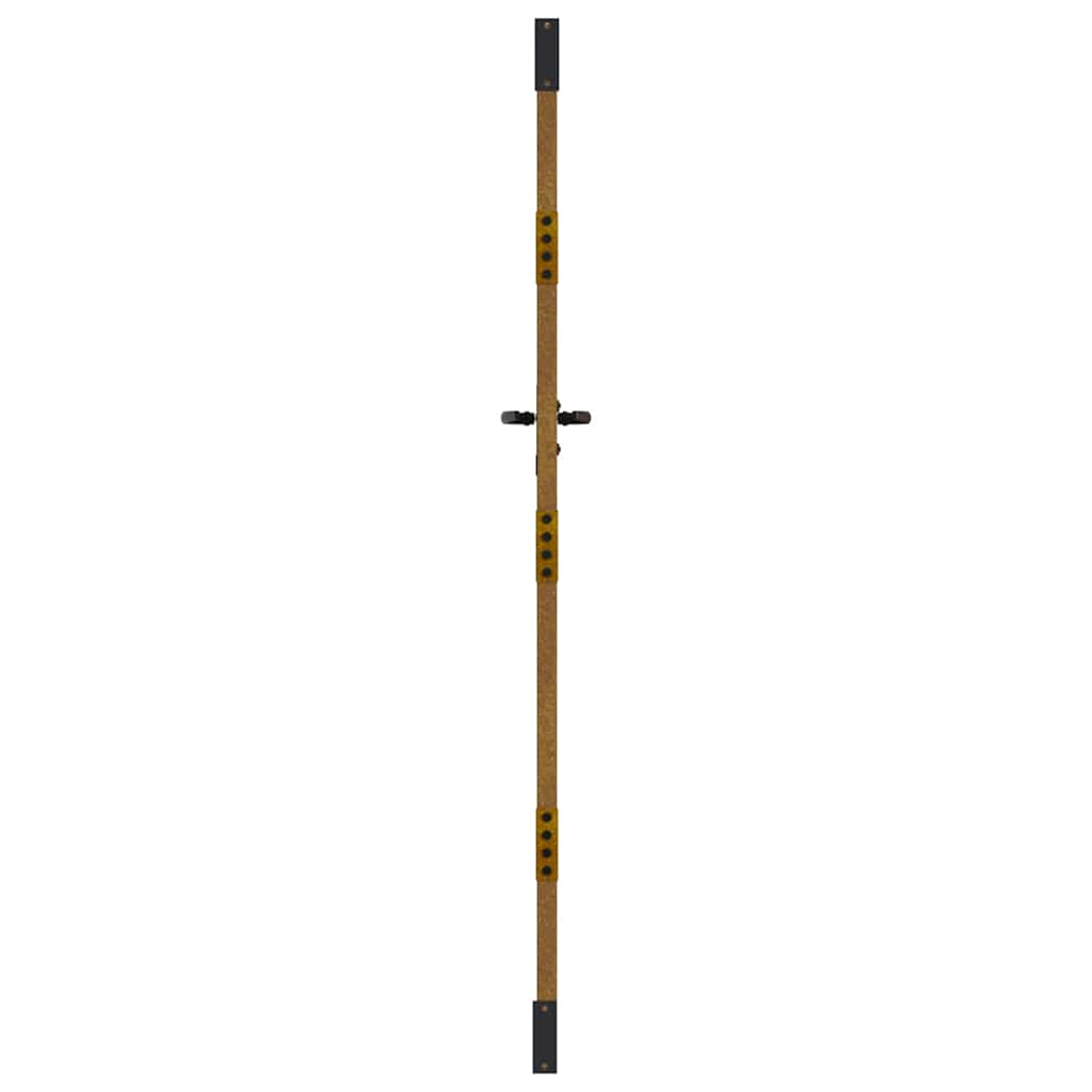 Gartentor 85x200 cm Cortenstahl Bambus-Design