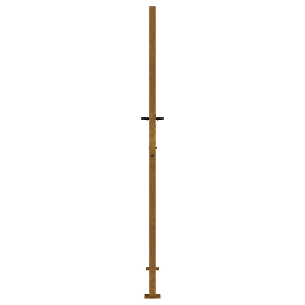 Gartentor 105x205 cm Cortenstahl Bambus-Design