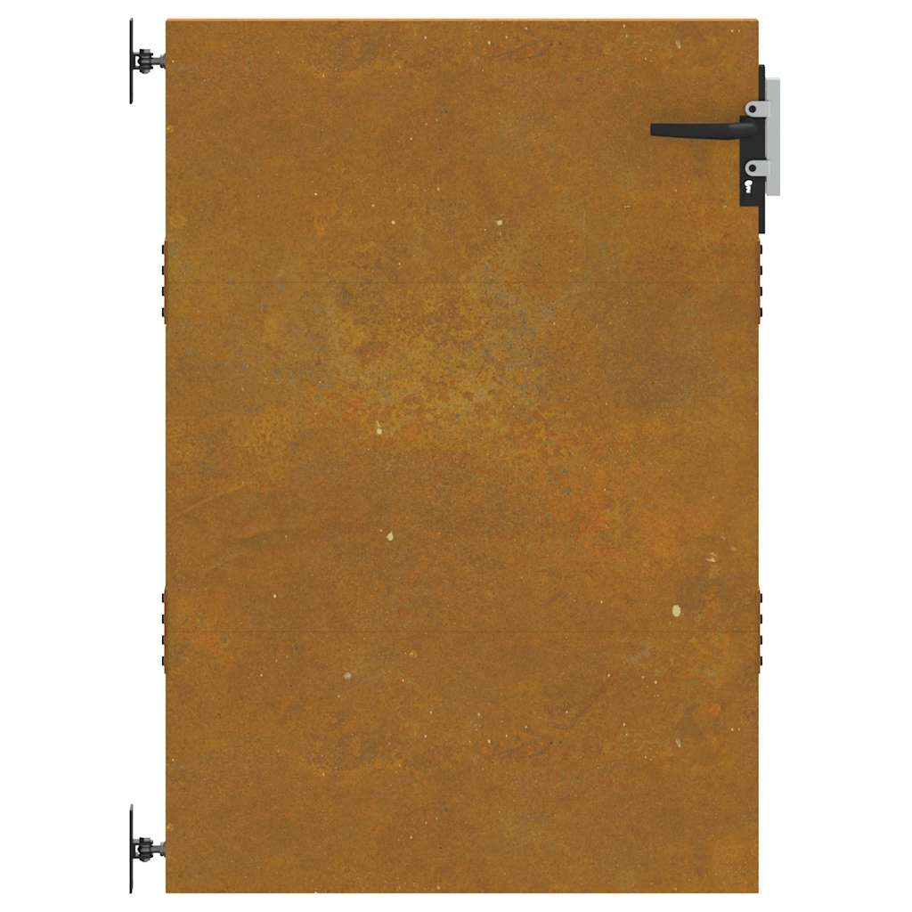 Gartentor 85x150 cm Cortenstahl