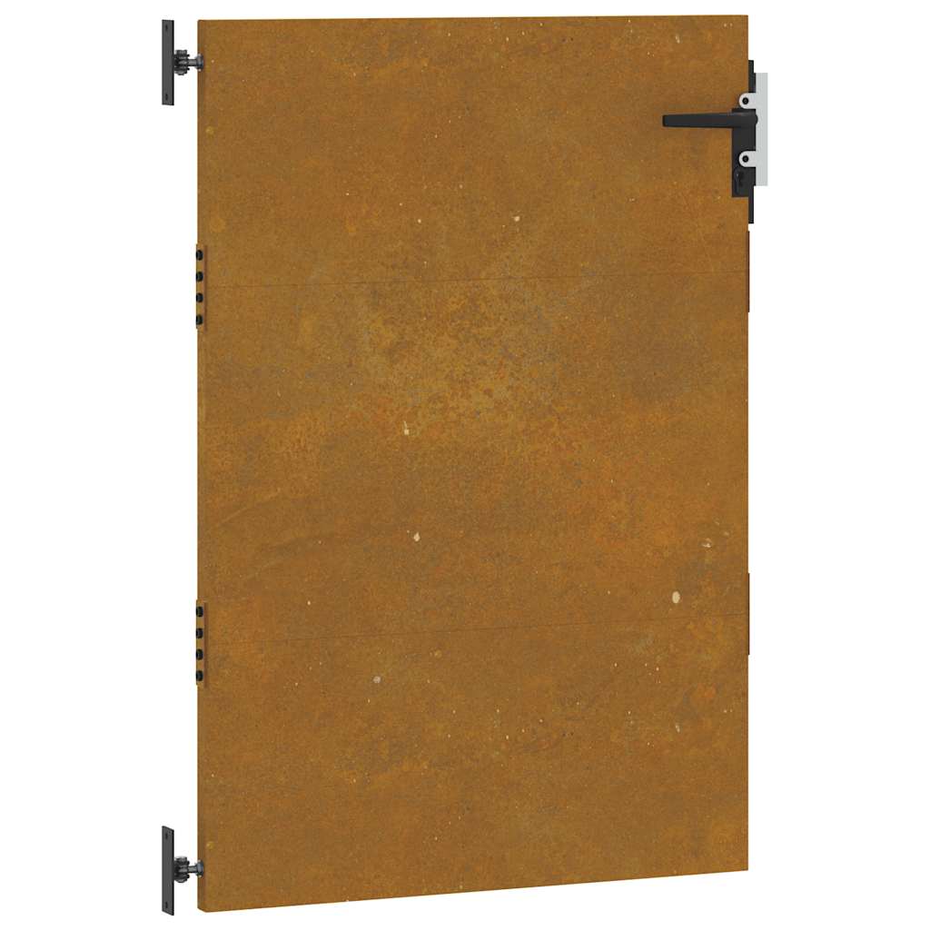 Gartentor 85x150 cm Cortenstahl