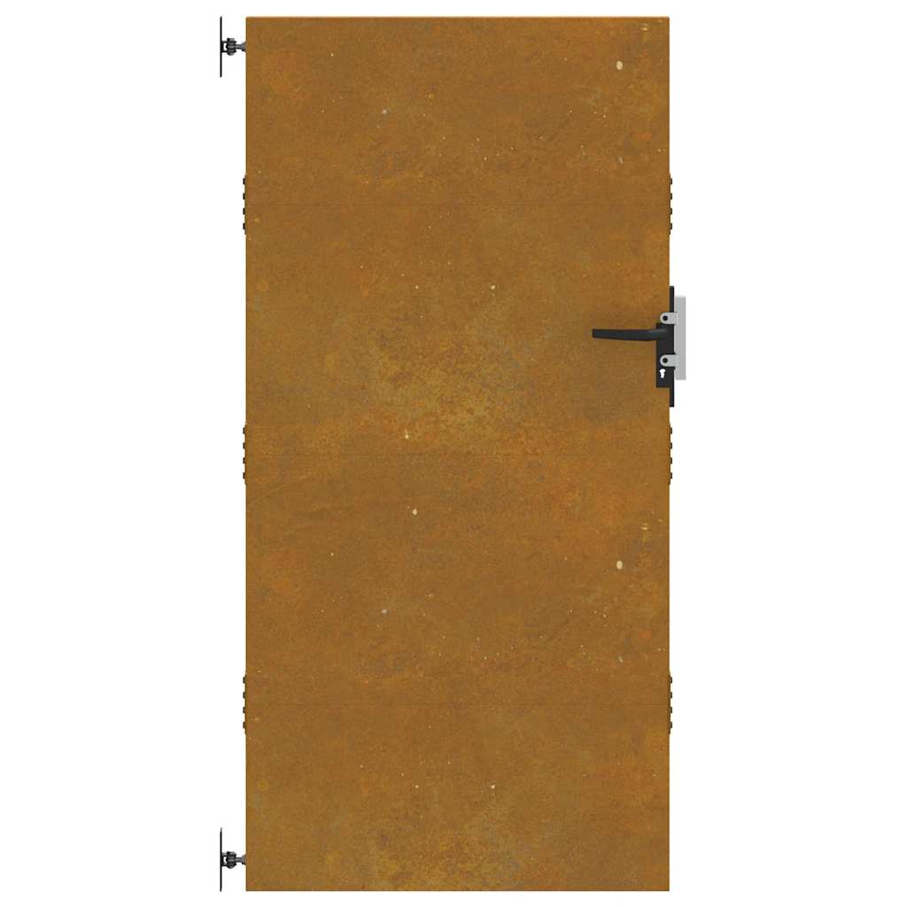 Gartentor 85x175 cm Cortenstahl