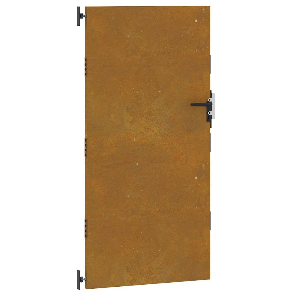 Gartentor 85x175 cm Cortenstahl