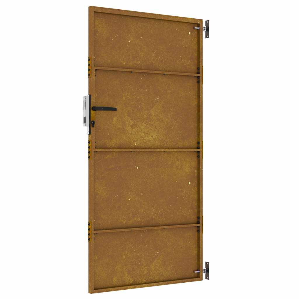 Gartentor 85x175 cm Cortenstahl