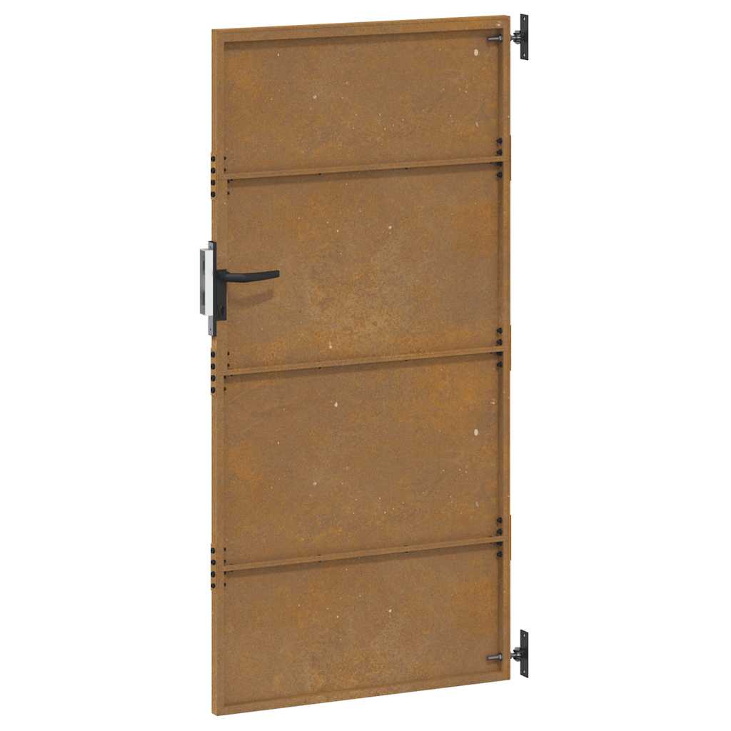 Gartentor 85x175 cm Cortenstahl